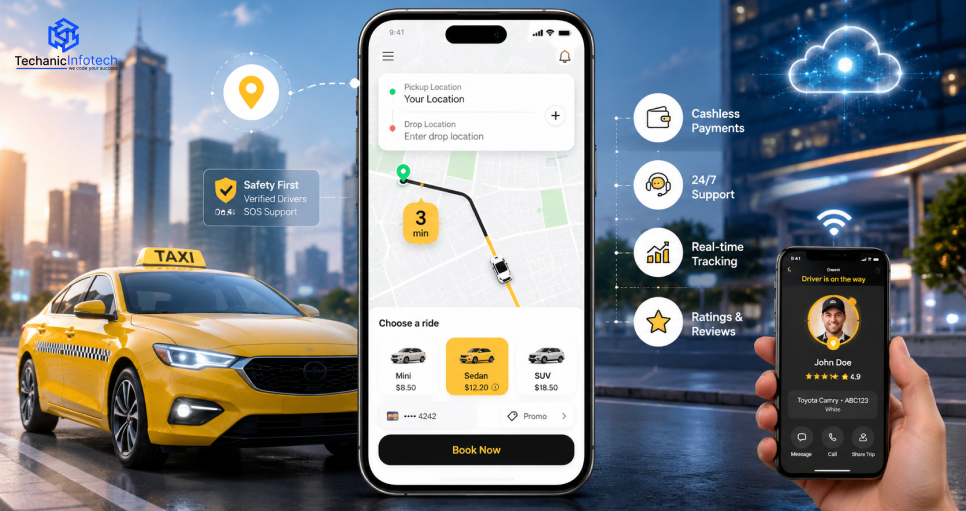 Top Taxi Booking App Features to Include in 2026